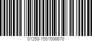 Código de barras (EAN, GTIN, SKU, ISBN): '01250-1551506670'