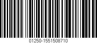 Código de barras (EAN, GTIN, SKU, ISBN): '01250-1551508710'