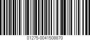 Código de barras (EAN, GTIN, SKU, ISBN): '01275-0041508870'