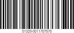 Código de barras (EAN, GTIN, SKU, ISBN): '01320-0011707570'