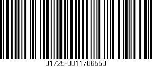 Código de barras (EAN, GTIN, SKU, ISBN): '01725-0011706550'
