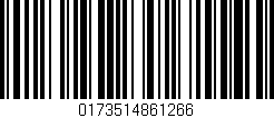 Código de barras (EAN, GTIN, SKU, ISBN): '0173514861266'