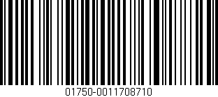 Código de barras (EAN, GTIN, SKU, ISBN): '01750-0011708710'