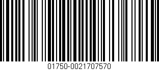 Código de barras (EAN, GTIN, SKU, ISBN): '01750-0021707570'