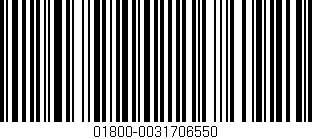 Código de barras (EAN, GTIN, SKU, ISBN): '01800-0031706550'