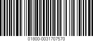 Código de barras (EAN, GTIN, SKU, ISBN): '01800-0031707570'