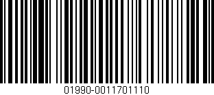 Código de barras (EAN, GTIN, SKU, ISBN): '01990-0011701110'