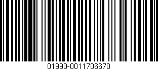 Código de barras (EAN, GTIN, SKU, ISBN): '01990-0011706670'