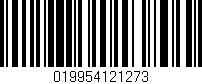 Código de barras (EAN, GTIN, SKU, ISBN): '019954121273'