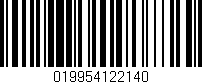 Código de barras (EAN, GTIN, SKU, ISBN): '019954122140'