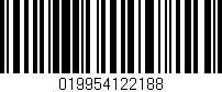 Código de barras (EAN, GTIN, SKU, ISBN): '019954122188'