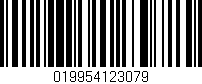 Código de barras (EAN, GTIN, SKU, ISBN): '019954123079'