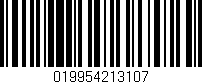 Código de barras (EAN, GTIN, SKU, ISBN): '019954213107'