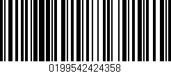 Código de barras (EAN, GTIN, SKU, ISBN): '0199542424358'