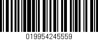 Código de barras (EAN, GTIN, SKU, ISBN): '019954245559'