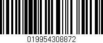 Código de barras (EAN, GTIN, SKU, ISBN): '019954308872'