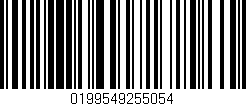 Código de barras (EAN, GTIN, SKU, ISBN): '0199549255054'