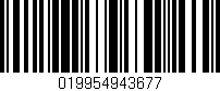 Código de barras (EAN, GTIN, SKU, ISBN): '019954943677'