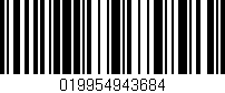 Código de barras (EAN, GTIN, SKU, ISBN): '019954943684'