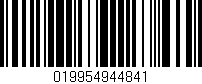 Código de barras (EAN, GTIN, SKU, ISBN): '019954944841'