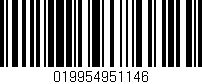 Código de barras (EAN, GTIN, SKU, ISBN): '019954951146'