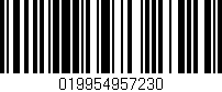 Código de barras (EAN, GTIN, SKU, ISBN): '019954957230'