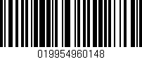Código de barras (EAN, GTIN, SKU, ISBN): '019954960148'