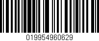 Código de barras (EAN, GTIN, SKU, ISBN): '019954960629'