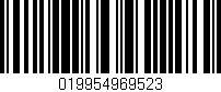 Código de barras (EAN, GTIN, SKU, ISBN): '019954969523'