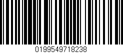 Código de barras (EAN, GTIN, SKU, ISBN): '0199549718238'
