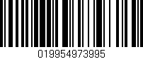 Código de barras (EAN, GTIN, SKU, ISBN): '019954973995'