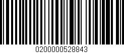 Código de barras (EAN, GTIN, SKU, ISBN): '0200000528843'