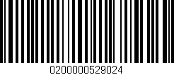 Código de barras (EAN, GTIN, SKU, ISBN): '0200000529024'