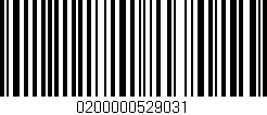 Código de barras (EAN, GTIN, SKU, ISBN): '0200000529031'