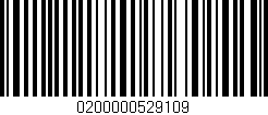 Código de barras (EAN, GTIN, SKU, ISBN): '0200000529109'
