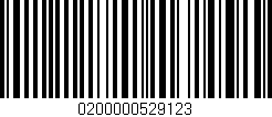 Código de barras (EAN, GTIN, SKU, ISBN): '0200000529123'