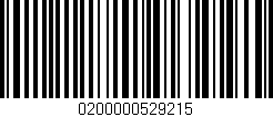 Código de barras (EAN, GTIN, SKU, ISBN): '0200000529215'