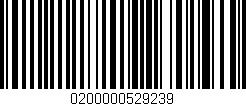 Código de barras (EAN, GTIN, SKU, ISBN): '0200000529239'
