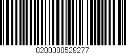Código de barras (EAN, GTIN, SKU, ISBN): '0200000529277'