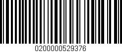 Código de barras (EAN, GTIN, SKU, ISBN): '0200000529376'