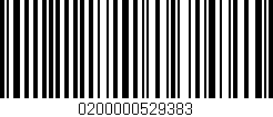 Código de barras (EAN, GTIN, SKU, ISBN): '0200000529383'