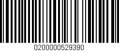 Código de barras (EAN, GTIN, SKU, ISBN): '0200000529390'
