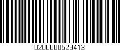 Código de barras (EAN, GTIN, SKU, ISBN): '0200000529413'