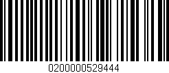 Código de barras (EAN, GTIN, SKU, ISBN): '0200000529444'