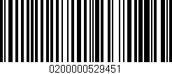 Código de barras (EAN, GTIN, SKU, ISBN): '0200000529451'