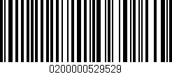 Código de barras (EAN, GTIN, SKU, ISBN): '0200000529529'