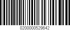 Código de barras (EAN, GTIN, SKU, ISBN): '0200000529642'