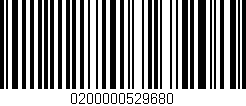 Código de barras (EAN, GTIN, SKU, ISBN): '0200000529680'