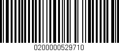Código de barras (EAN, GTIN, SKU, ISBN): '0200000529710'