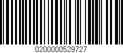 Código de barras (EAN, GTIN, SKU, ISBN): '0200000529727'